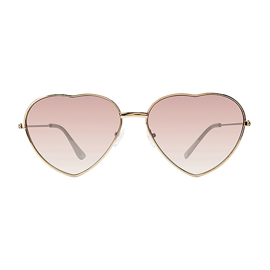 Juicy Couture Romeo Brown Pink Womens Heart Sunglasses