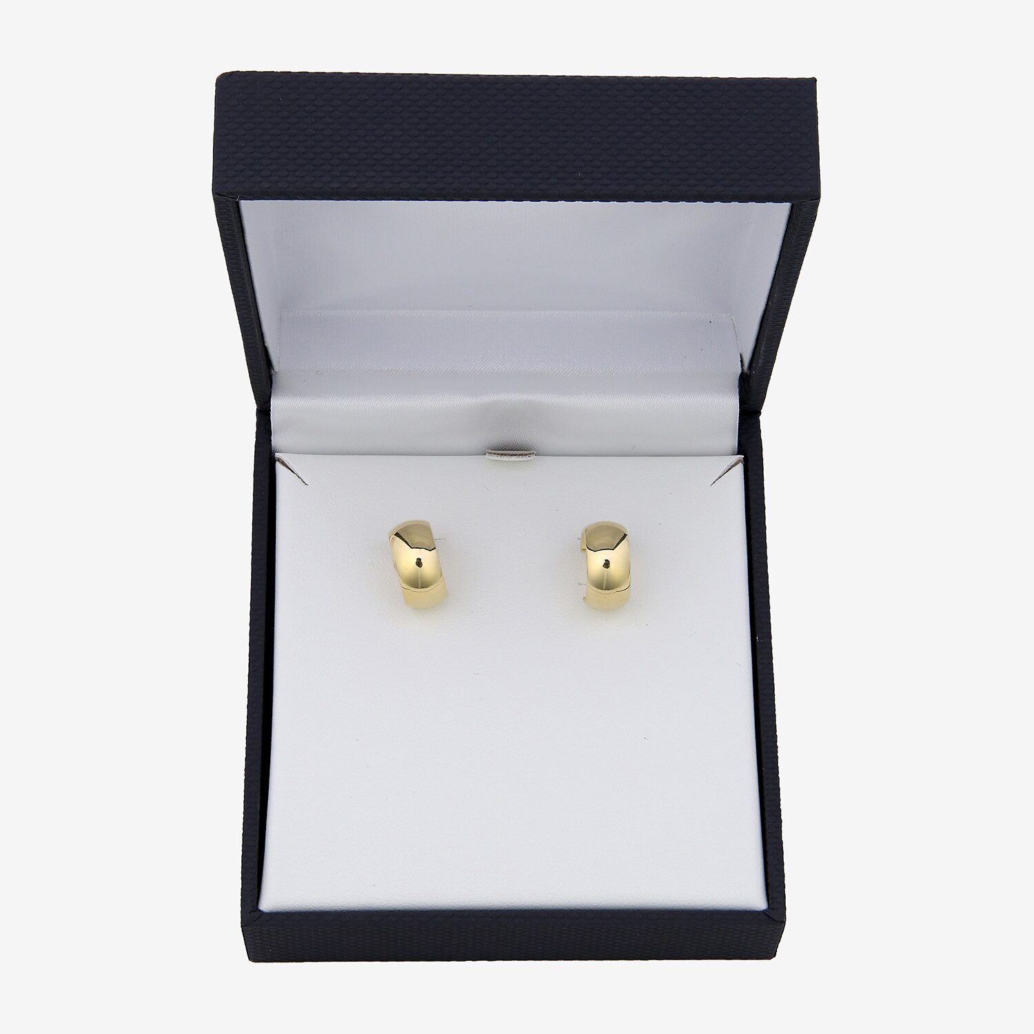 Gold Addiction Womens 10K Gold 14.5mm Hoop Earrings