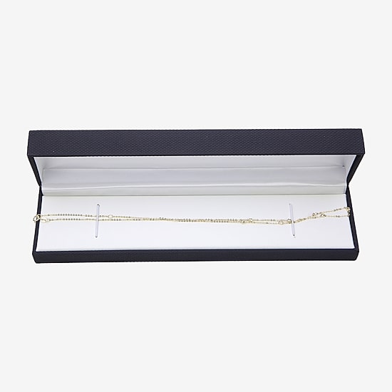 Gold Addiction Womens 10K Gold 18 Inch Link Chain Necklace