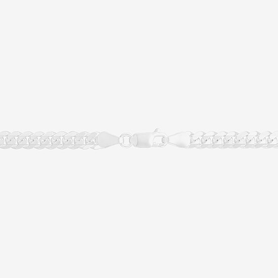 Made in Italy Mens Sterling Silver 20 Inch Curb Chain Necklace