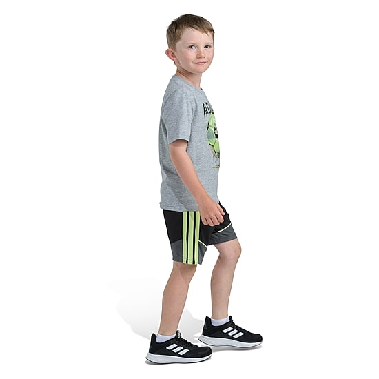 adidas Toddler Boys Jersey 2-pc. Short Set