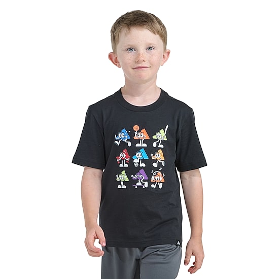 adidas Toddler Boys Crew Neck Short Sleeve Regular Fit Graphic T-Shirt