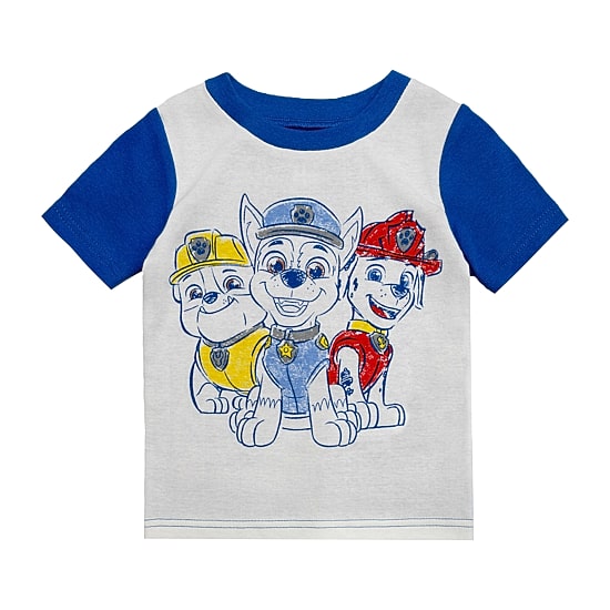 Toddler Boys Paw Patrol Crew Neck Short Sleeve 4-pc. Pajama Set