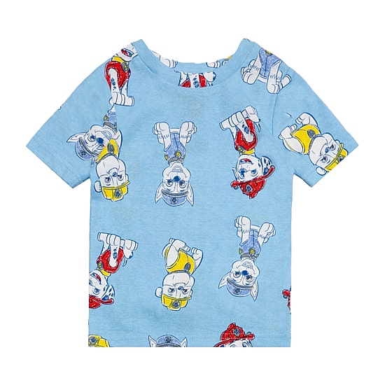Toddler Boys Paw Patrol Crew Neck Short Sleeve 4-pc. Pajama Set