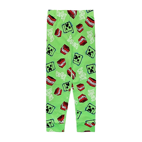 Little & Big Kid Boys Minecraft Crew Neck Short Sleeve 4-pc. Pajama Set