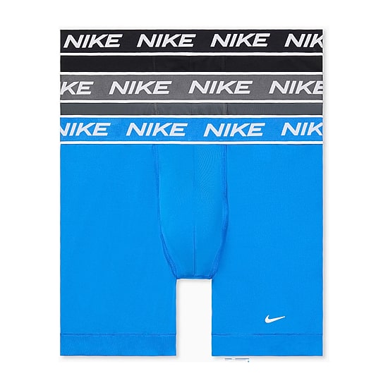 Nike All Day Microfiber Stretch Mens 3 Pack Boxer Briefs Ke1306-001