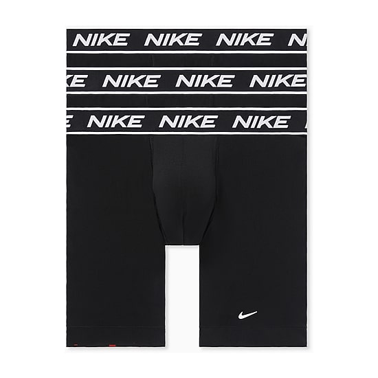 Nike All Day Microfiber Stretch Mens 3 Pack Multi-Pack Stretch Fabric Trunks Ke1307-001
