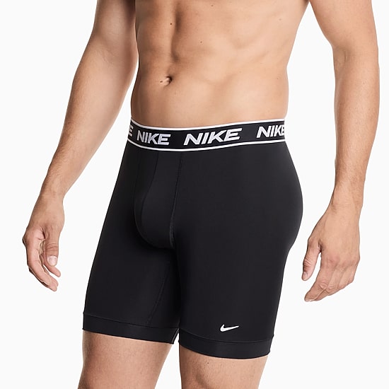 Nike All Day Microfiber Stretch Mens 3 Pack Multi-Pack Stretch Fabric Trunks Ke1307-001