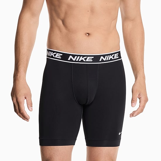 Nike All Day Microfiber Stretch Mens 3 Pack Multi-Pack Stretch Fabric Trunks Ke1307-001