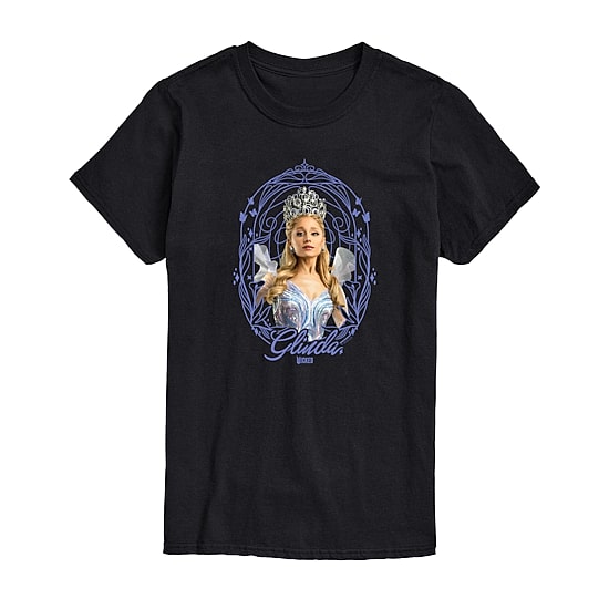 Mens Crew Neck Short Sleeve Regular Fit Wicked Graphic T-Shirt