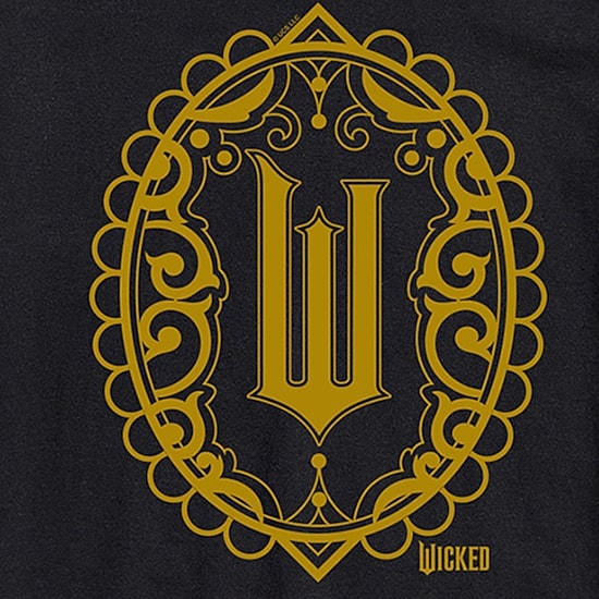 Mens Crew Neck Short Sleeve Regular Fit Wicked Graphic T-Shirt