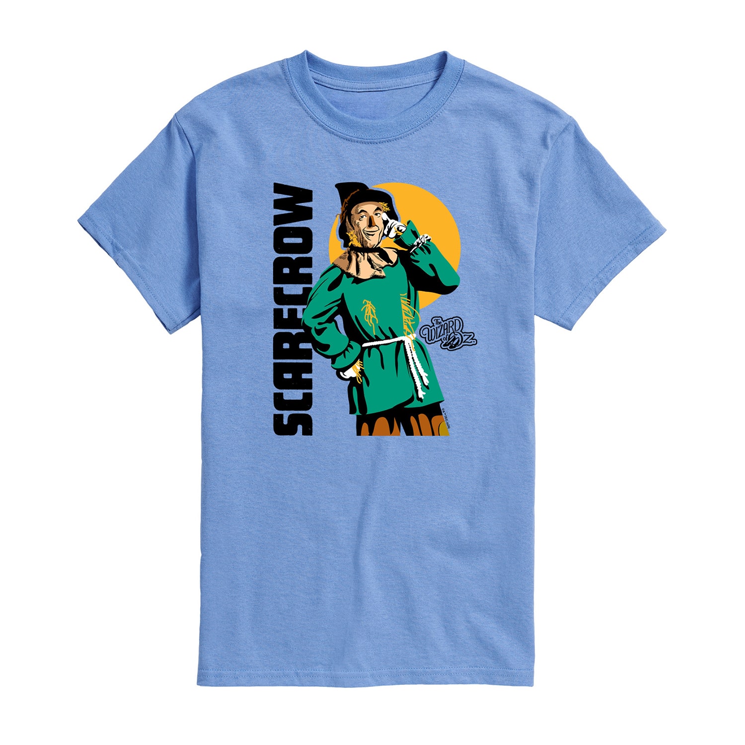 Mens Crew Neck Short Sleeve Regular Fit The Wizard of Oz Graphic T-Shirt