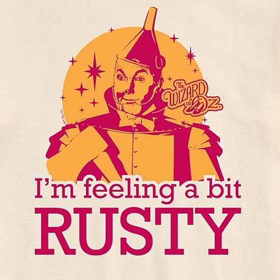 Mens Crew Neck Short Sleeve Regular Fit The Wizard of Oz Graphic T-Shirt