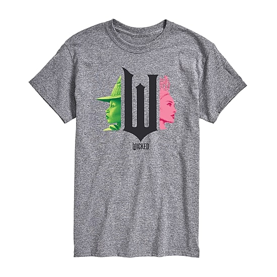 Mens Crew Neck Short Sleeve Regular Fit The Wizard of Oz Graphic T-Shirt