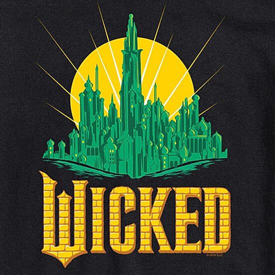 Mens Crew Neck Short Sleeve Regular Fit Wicked Graphic T-Shirt