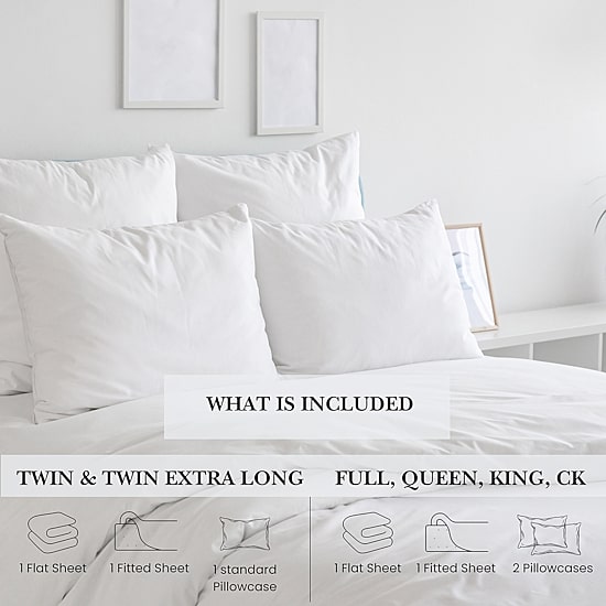Pointehaven Cotton Heavy Weight 200 Gsm Printed Or Solid Flannel Sheet Set