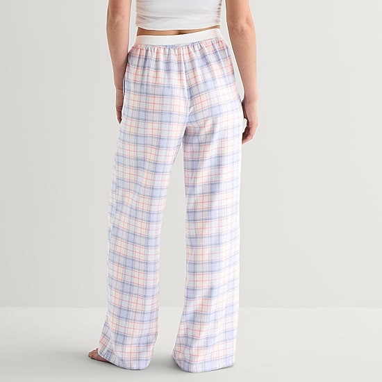 Arizona Womens Juniors Flannel Pajama Pants