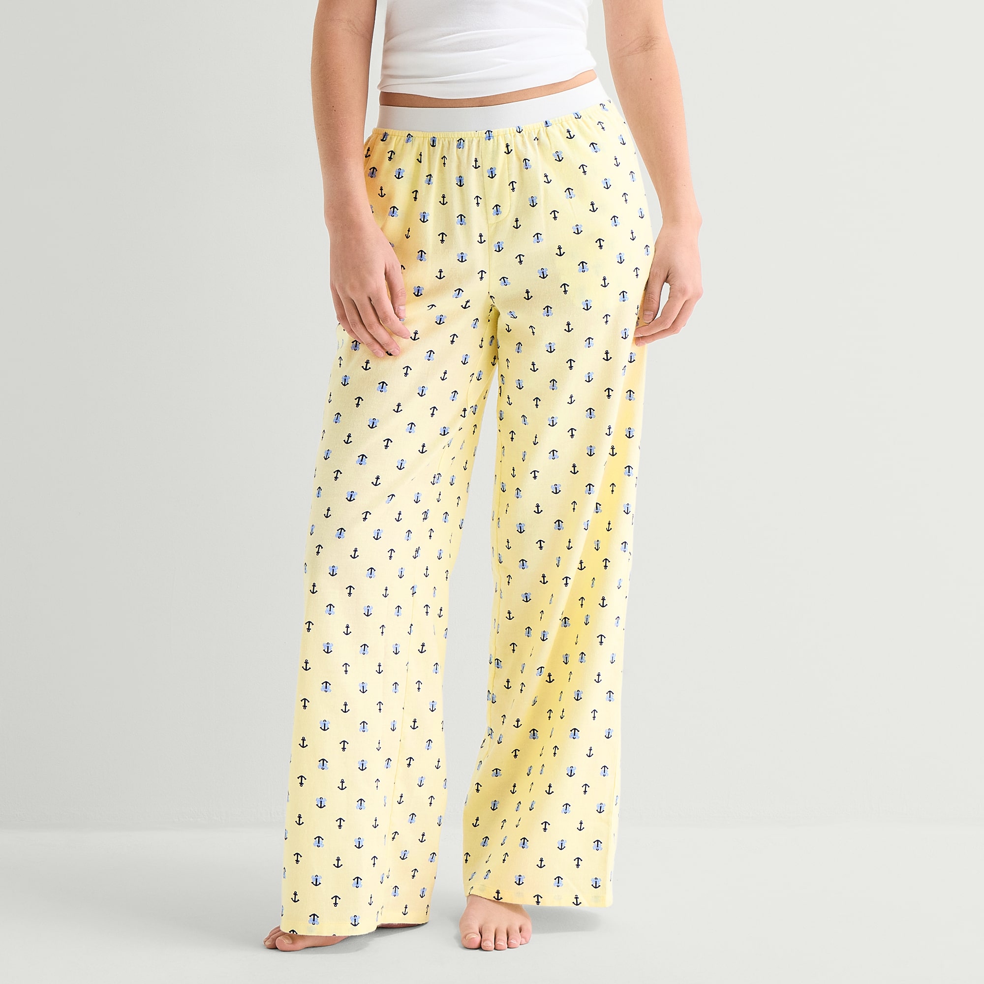 Arizona Womens Juniors Flannel Pajama Pants