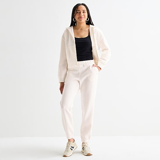 Juicy By Juicy Couture Womens Juniors Flare Mid Rise Jogger Pant