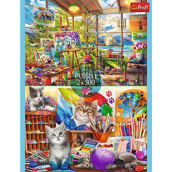 Trefl The Art of Painting 2x500 Piece Puzzle