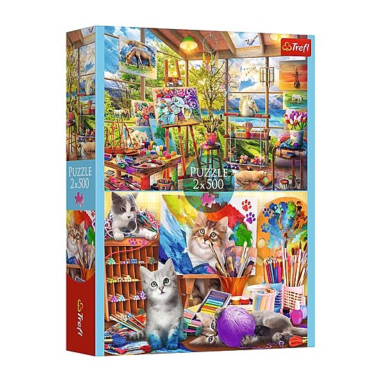 Trefl The Art of Painting 2x500 Piece Puzzle