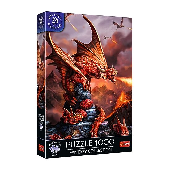 Trefl Premium Plus Anne Stokes Fire Dragon 1000 Piece Puzzle