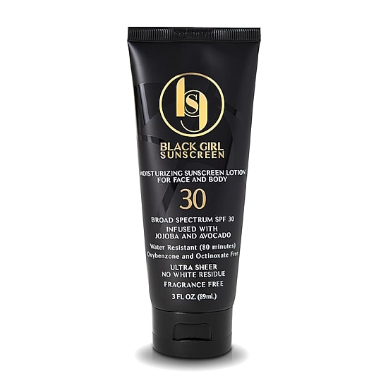 Black Girl Sunscreen Spf 30 Moisturizing Sunscreen Lotion For Face And Body-3 Oz.