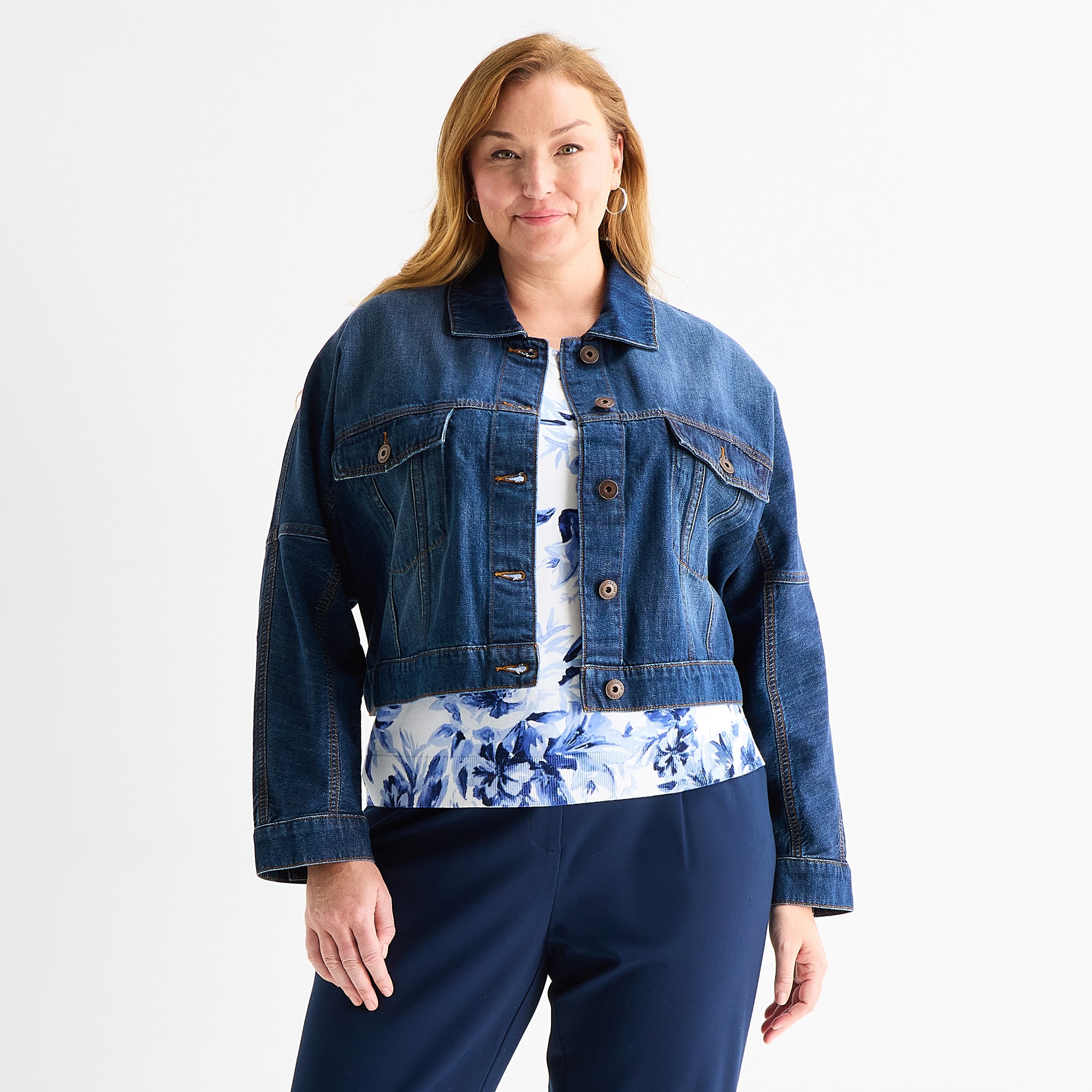 Liz Claiborne Womens Plus Jacket