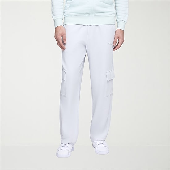 PUMA Mens Stretch Fabric Straight Relaxed Fit Active Cargo Pant