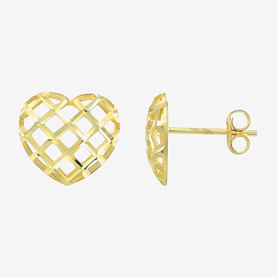 Womens 14K Gold Heart 2-pc. Jewelry Set