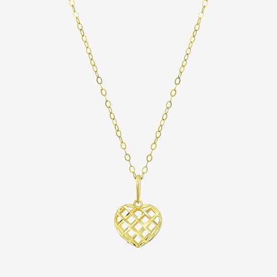 Womens 14K Gold Heart 2-pc. Jewelry Set