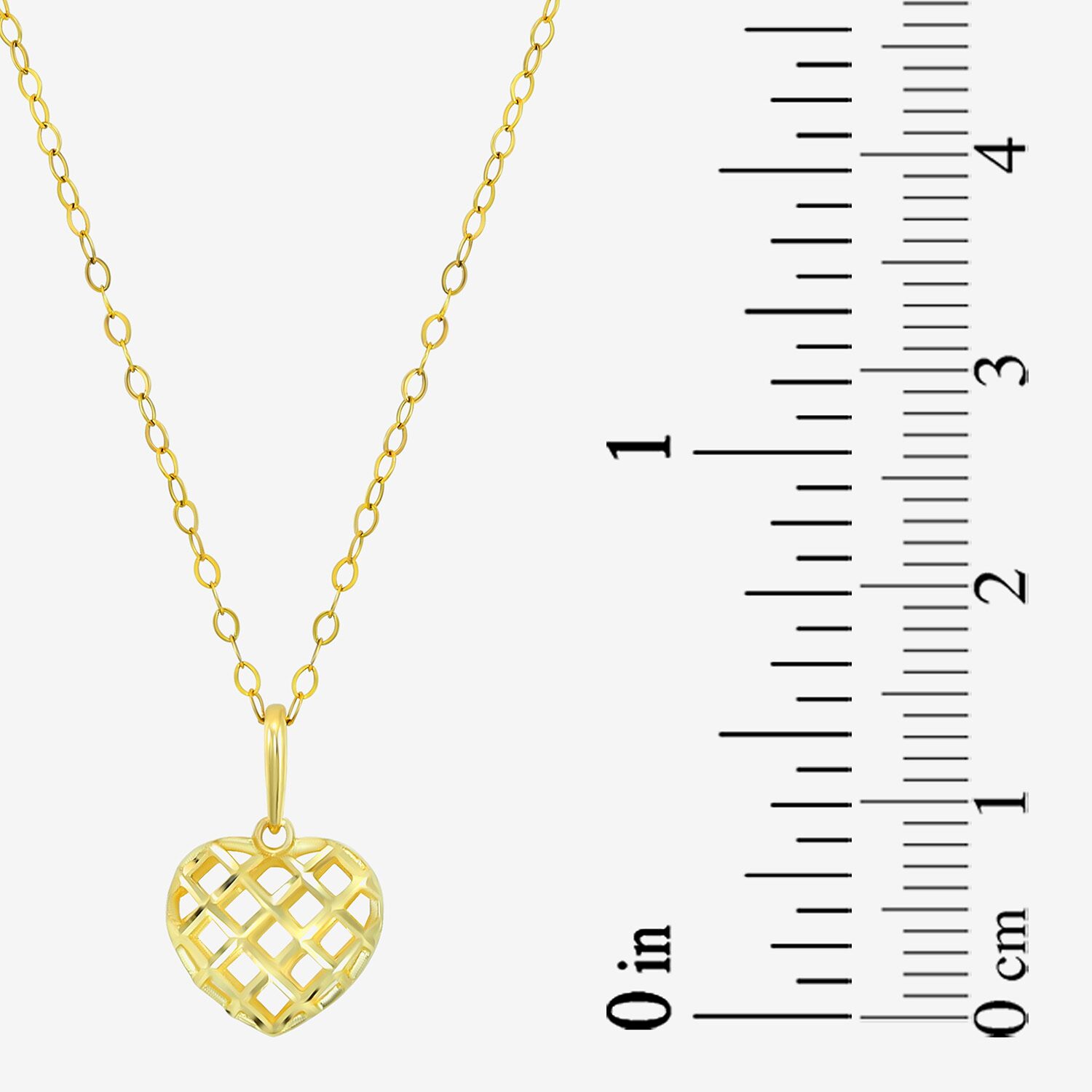 Womens 14K Gold Heart 2-pc. Jewelry Set