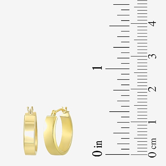Womens 10K Gold 3 Pair Earring Set