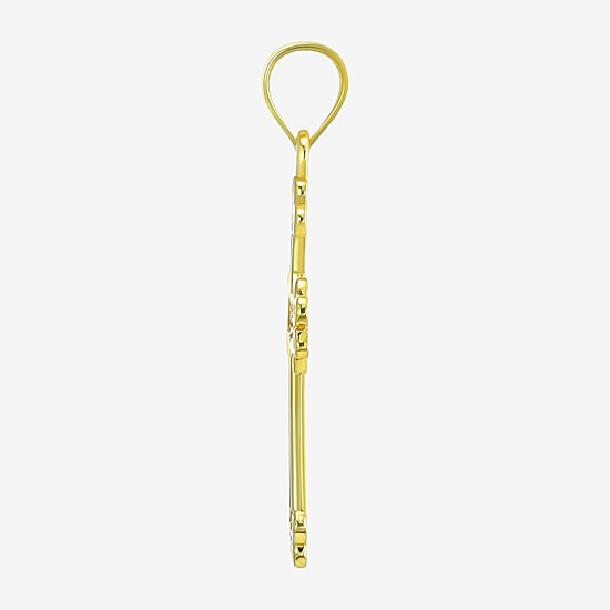 Cross Unisex Adult 14K Two Tone Gold Cross Pendant