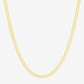 Limited Quantities! Womens 14K Gold 18 Inch Herringbone Chain Necklace