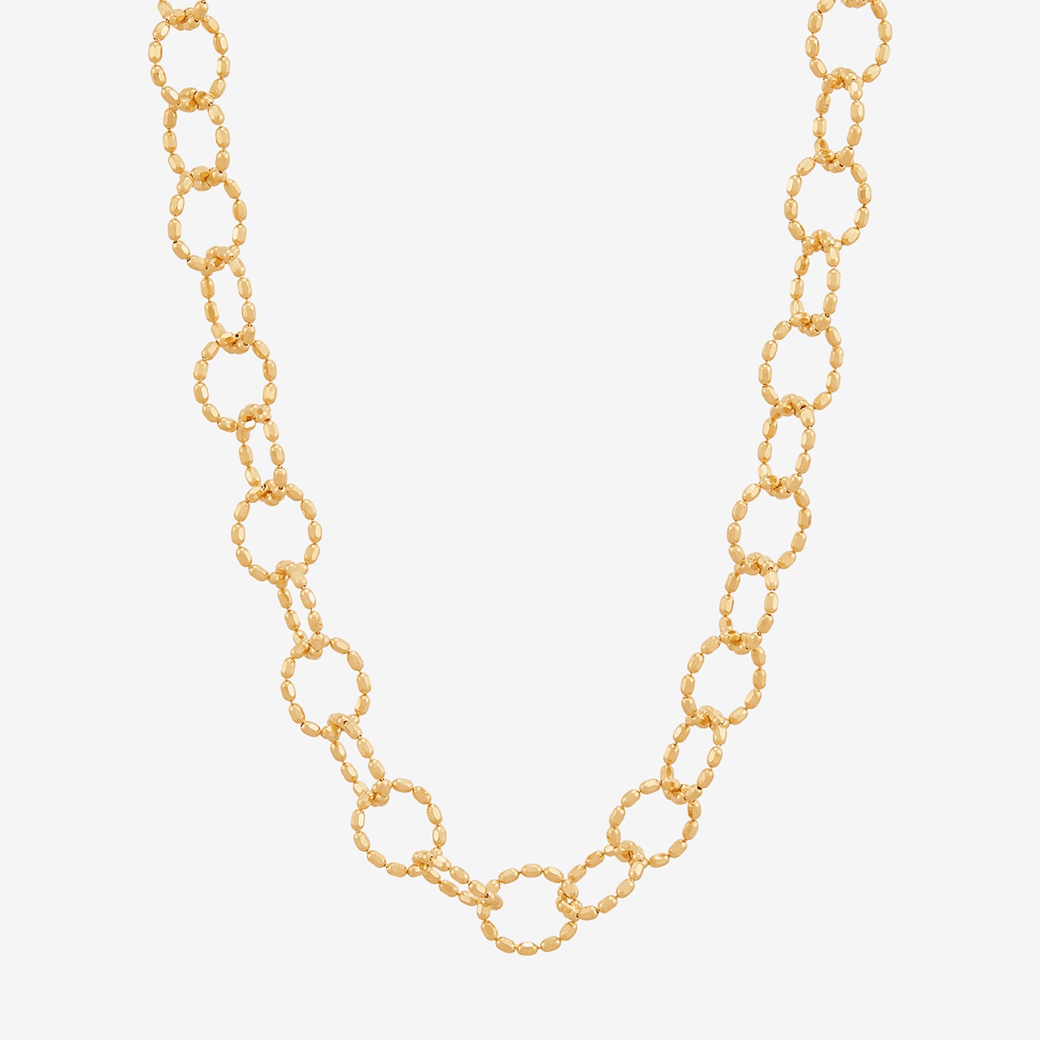 Limited Quantities! Womens 14K Gold 18 Inch Link Chain Necklace