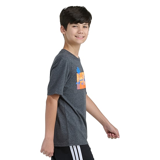 adidas Big Kid Boys Crew Neck Short Sleeve Regular Fit Graphic T-Shirt