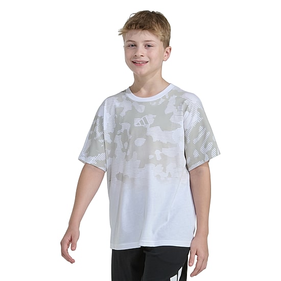 adidas Big Kid Boys Crew Neck Short Sleeve Loose Fit Graphic T-Shirt