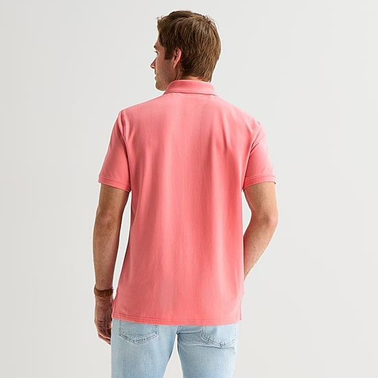 St. John's Bay Premium Stretch Mens Slim Fit Short Sleeve Polo Shirt