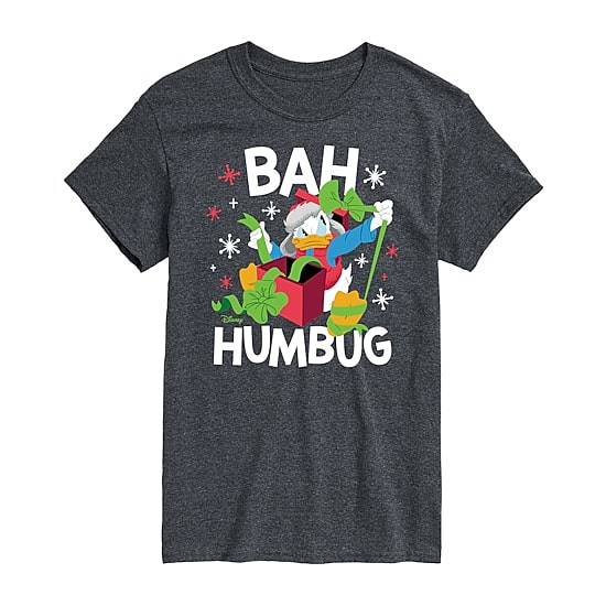 Mens Round Neck Short Sleeve Regular Fit Donald Duck Graphic T-Shirt