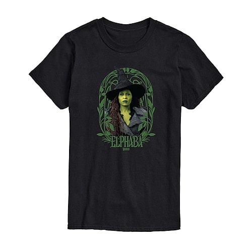 Mens Crew Neck Short Sleeve Regular Fit Wicked Big and Tall Graphic T-Shirt, 2x-large Tall, Black
