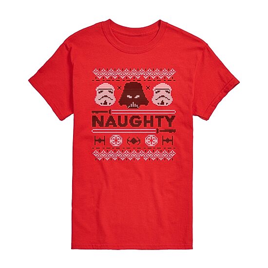 Mens Crew Neck Short Sleeve Regular Fit Star Wars Graphic T-Shirt