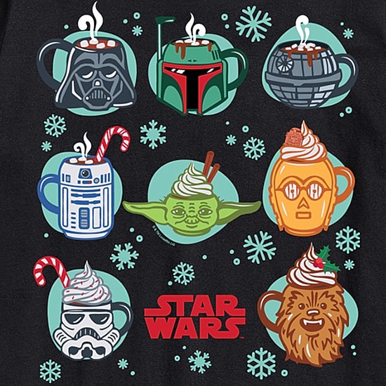 Mens Crew Neck Short Sleeve Regular Fit Star Wars Graphic T-Shirt