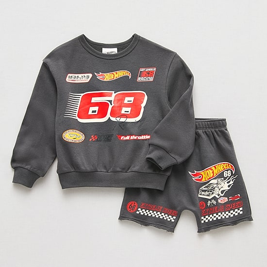 Grayson Little Toddler Boys Hot Wheels 2-pc. Short Set