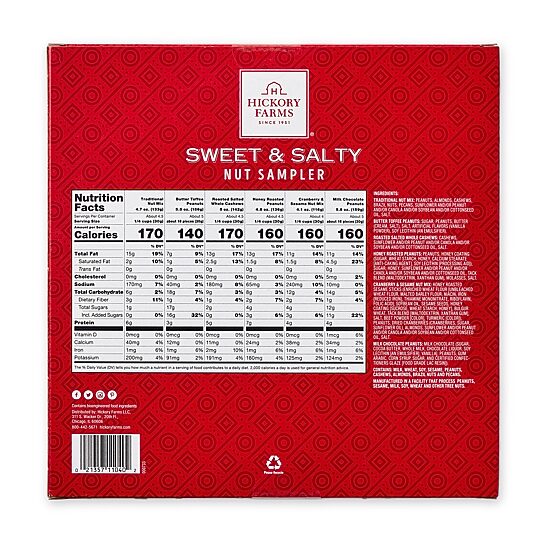 Hickory Farms Sweet and Salty Nut Sampler