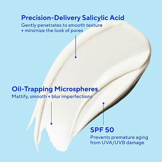 Murad Superactive Moisturizer Spf 50: Mattifying Oil + Pore Control