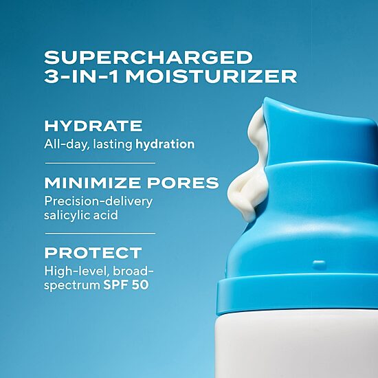 Murad Superactive Moisturizer Spf 50: Mattifying Oil + Pore Control
