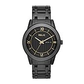 Relic By Fossil Mens Black Strap Watch Zr12227 - JCPenney