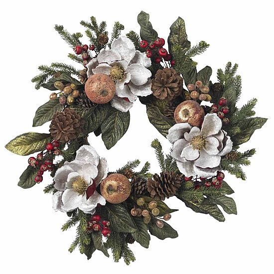 Nearly Natural 24in Wreath
