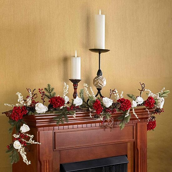 Nearly Natural 28in Pine Cone Christmas Indoor Garland